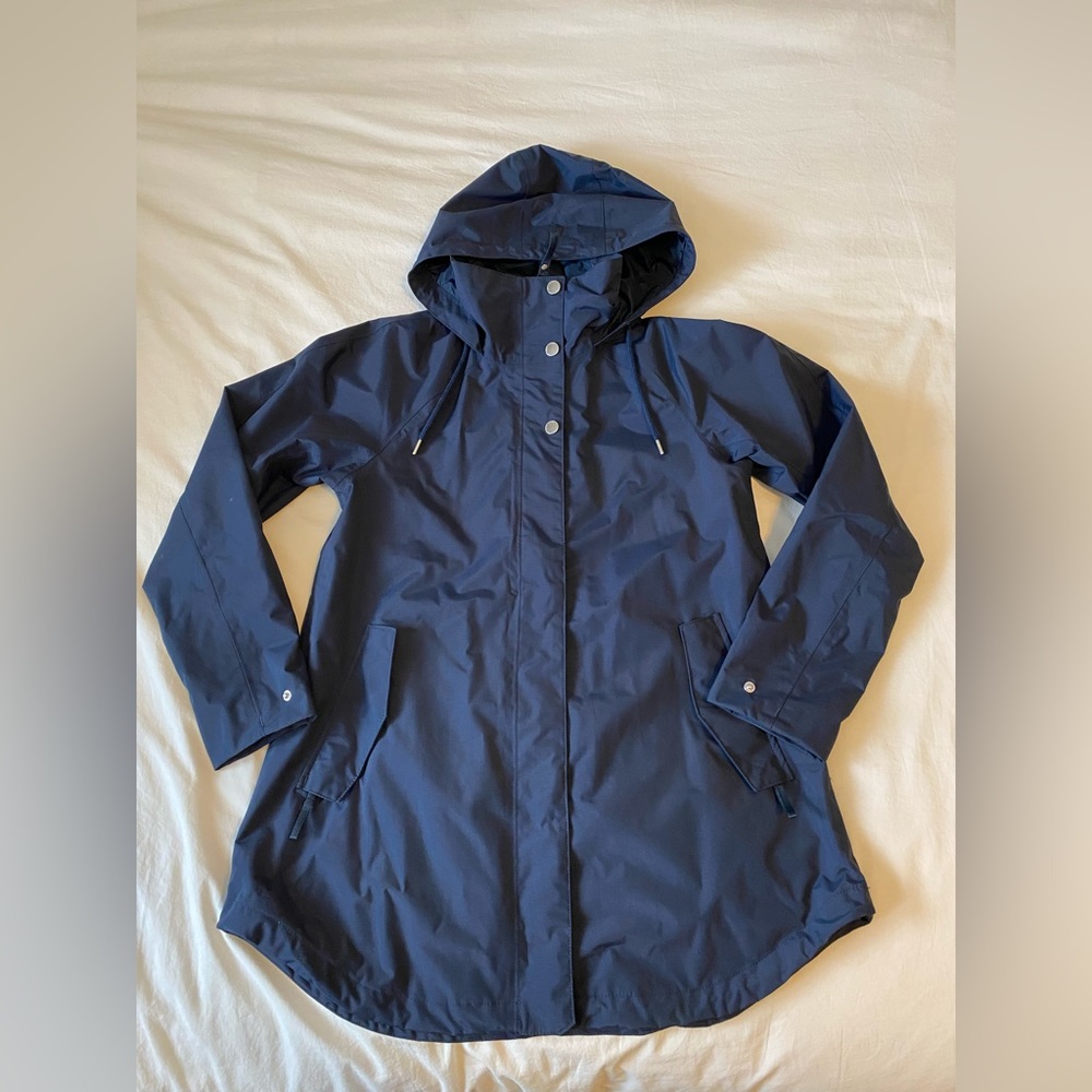 Helly Hansen Raincoat - Size Small Navy